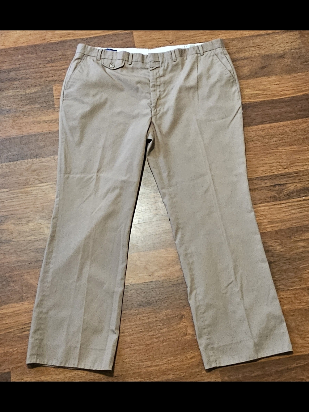 OLEG CASSINI mens dress pants SIZE 44x32 COLOR TAN CP28D